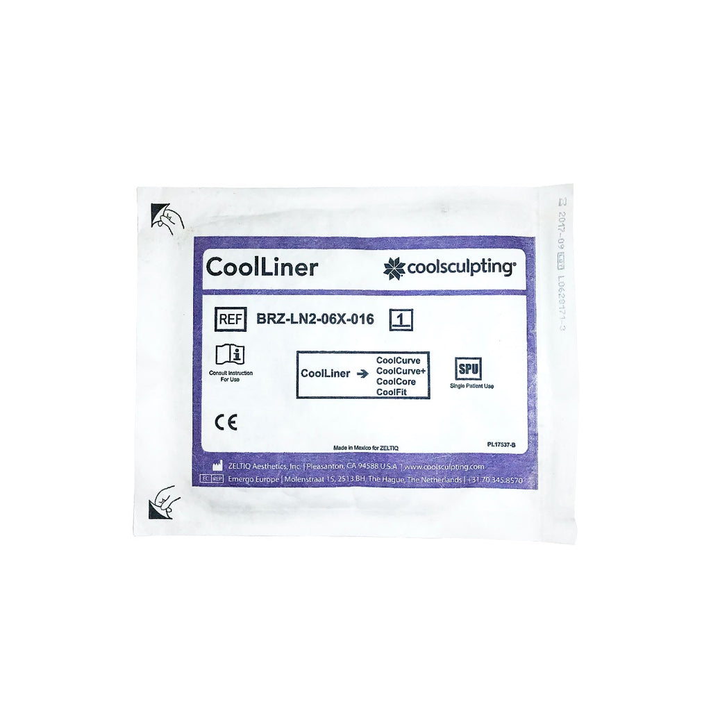 Zeltiq CoolSculpting CoolLiner CoolCurve CoolCore BRZ-LN2-06X-016 09/17 - 4 Pack