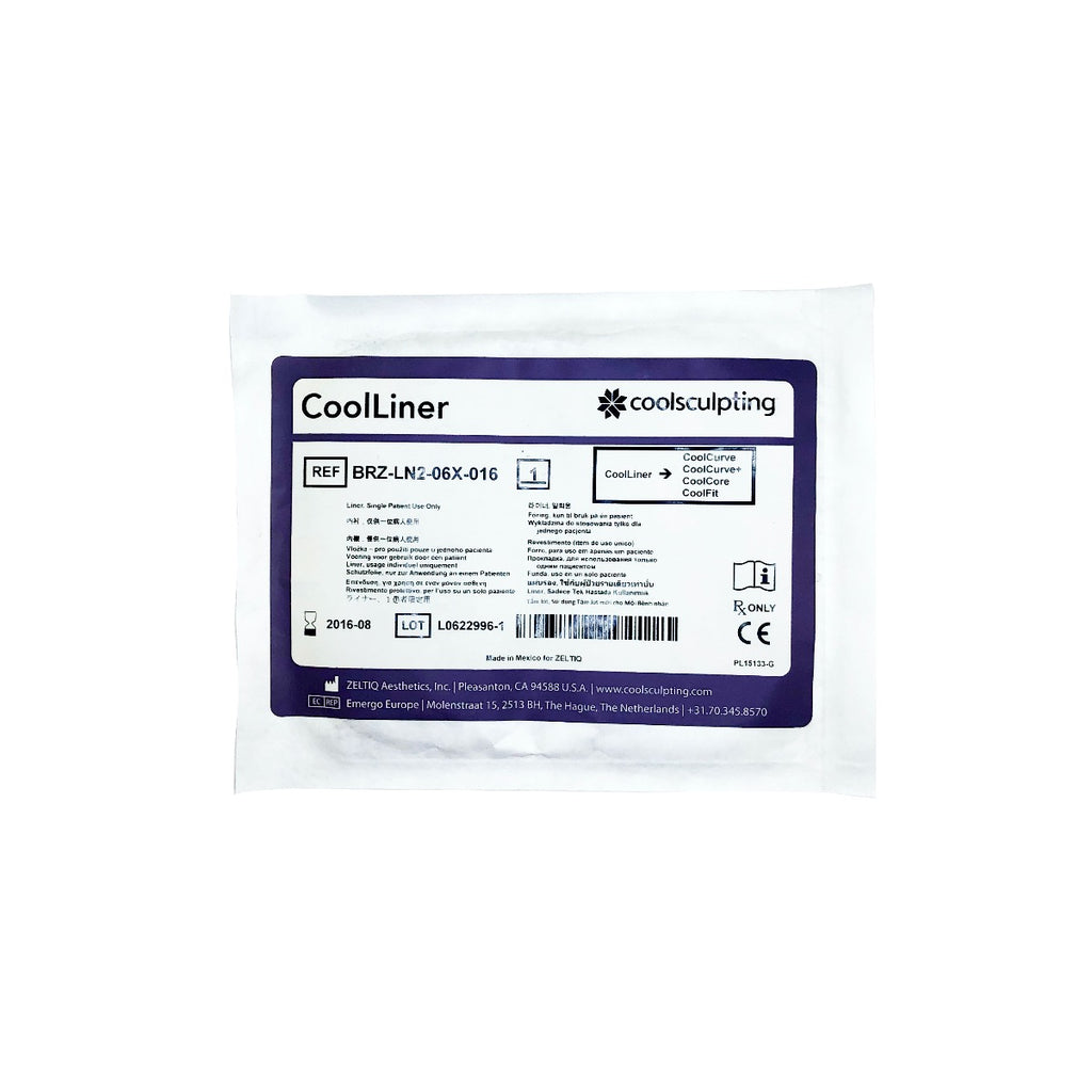 Zeltiq CoolSculpting CoolLiner CoolCurve CoolCore BRZ-LN2-06X-016 08/16 - 10 Pack