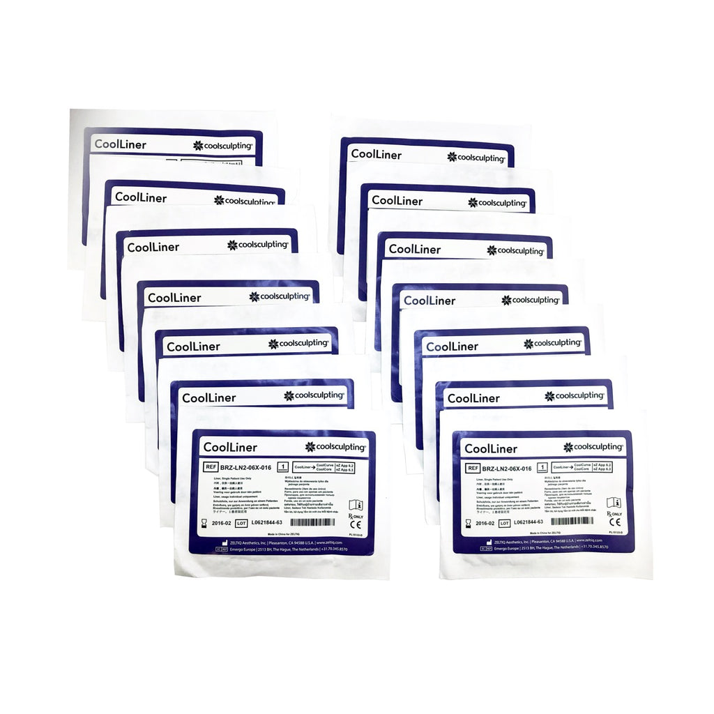 Zeltiq CoolSculpting CoolLiner CoolCurve CoolCore BRZ-LN2-06X-016 02/16 - 14 Pack