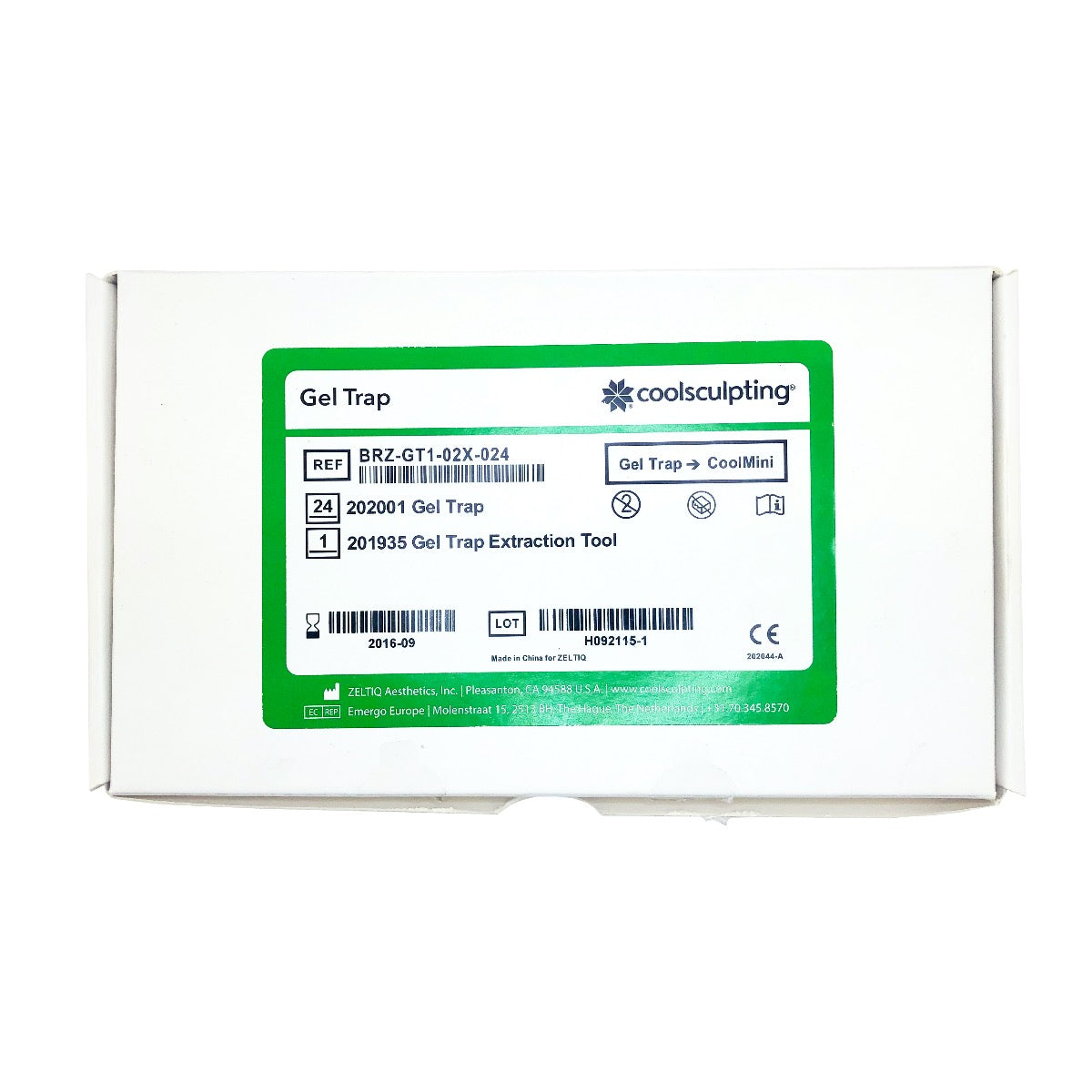 Zeltiq CoolSculpting CoolMini Gel Trap BRZ-GT1-02X-024 Exp. 09/2016 - 10 Pack