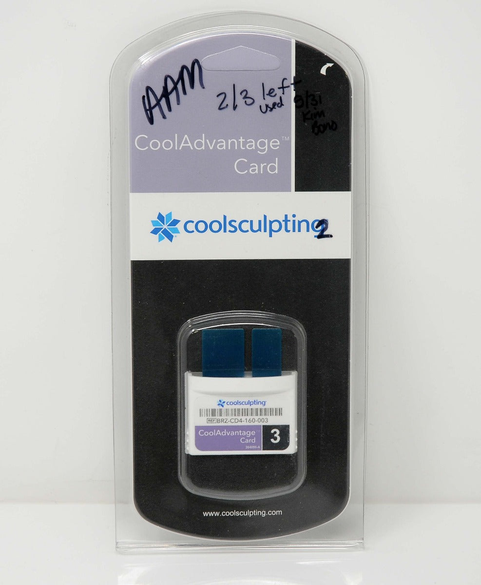 Zeltiq 2-Cycle Purple CoolAdvantage Card CoolSculpting BRZ-CD4-160-003 (2 Uses)