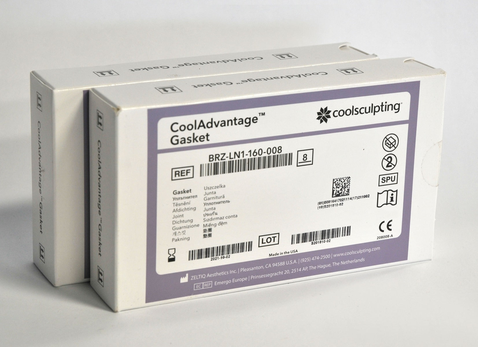ZELTIQ CoolSculpting CoolAdvantage Applicator Gaskets BRZ-LN1-160-008 (x16Pcs)