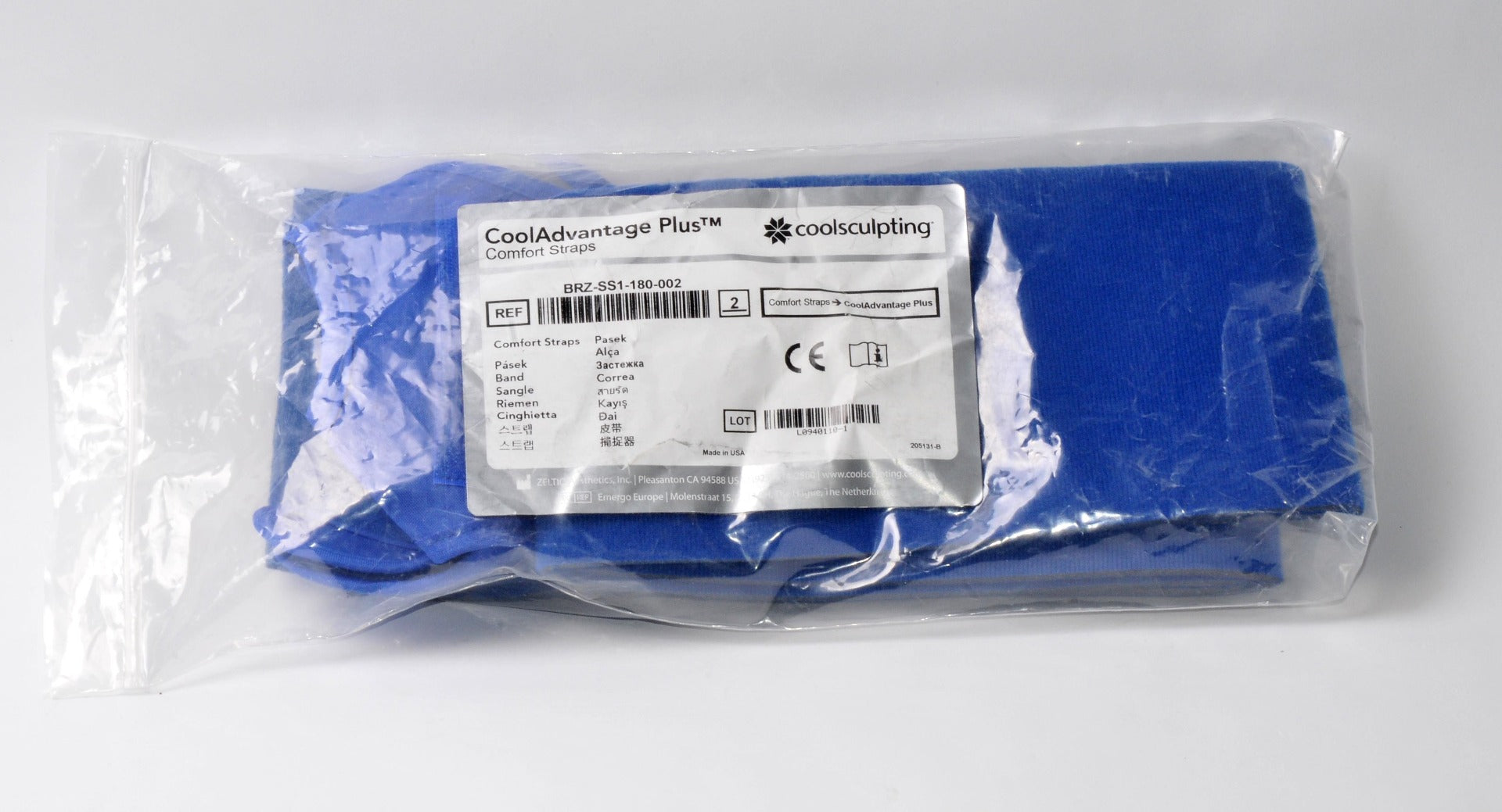 Zeltiq BRZ-SS1-180-002 COMFORT STRAP CoolSculpting NEW CoolAdvantage Plus