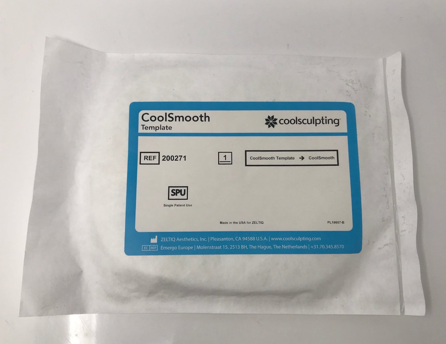 Zeltiq Cool Sculpting Cool Smooth Foam Template 200271 (5 pack)
