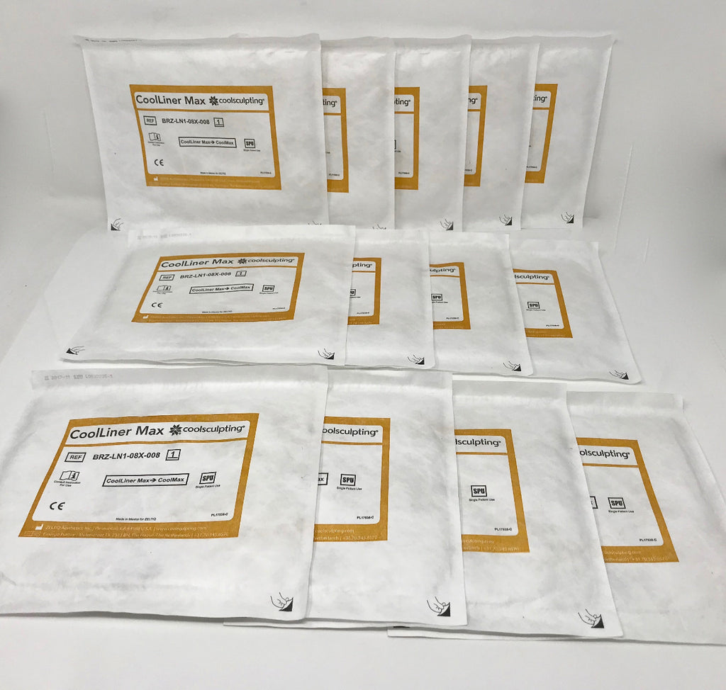 Zeltiq CoolLiner Max CoolSmooth Cool Liner BRZ-LN1-08X-008 CoolSculpting x13 Pcs