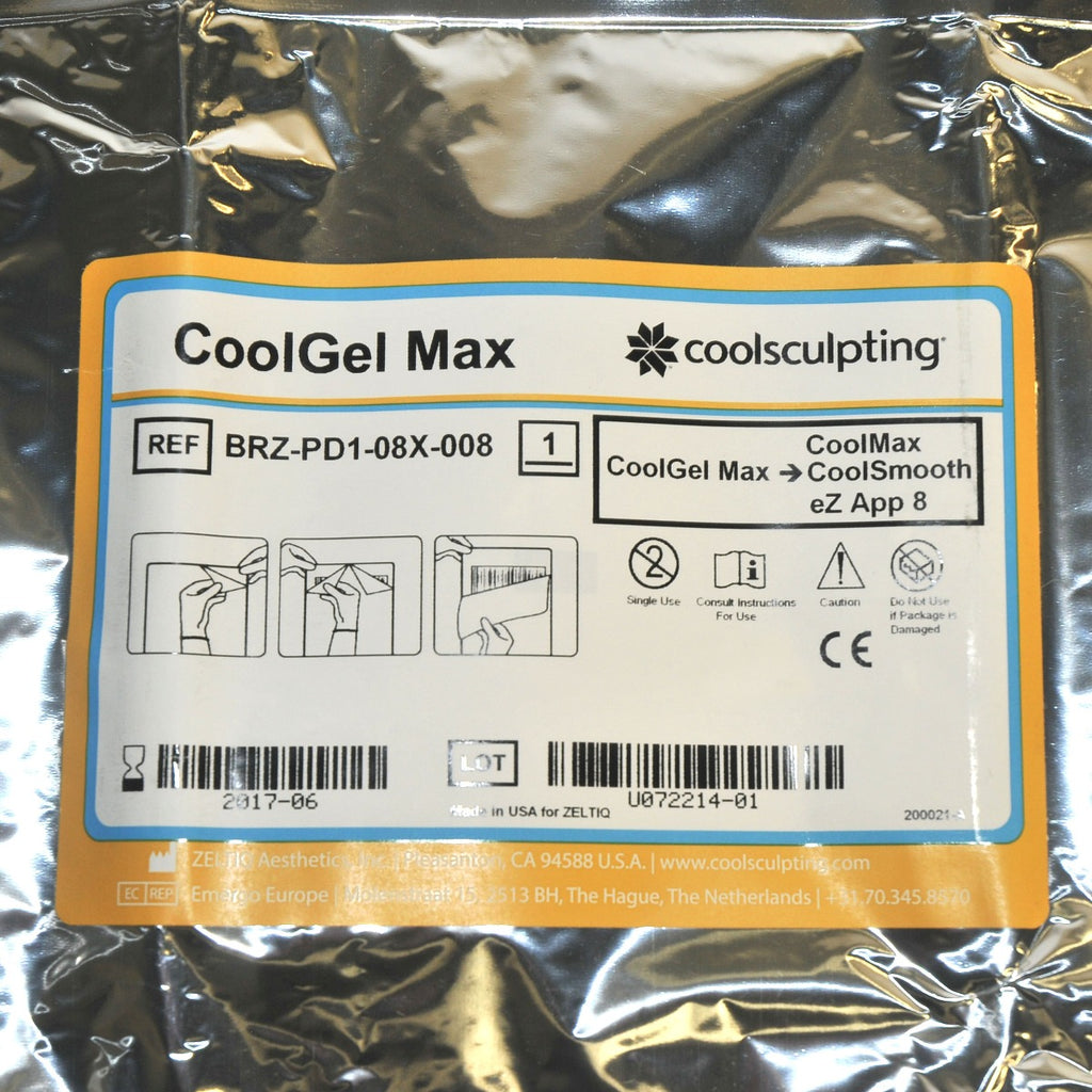 ZELTIQ CoolGel Max CoolSculpting CoolSmooth BRZ-PD1-08X-008 Cool Gel (x6Pcs)