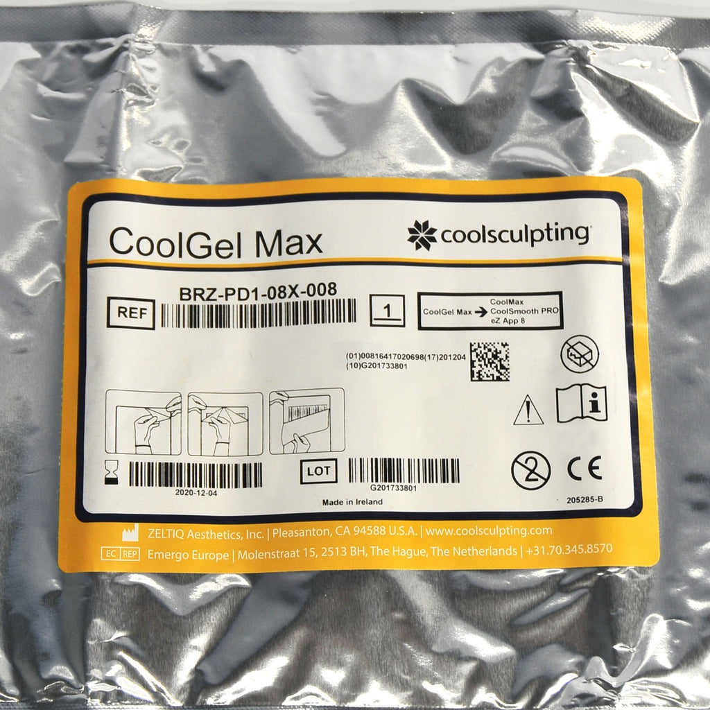 ZELTIQ CoolGel MAX CoolSculpt CoolSmooth PRO BRZ-PD1-08X-008 Cool Gel (Exp 2020)