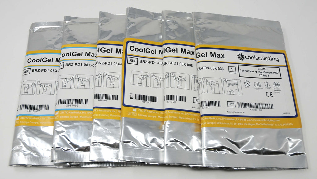 Gel Pads CoolGel Max Box of 6 BRZ-PD1-08X-008 Coolsculpting Cool Gel pads pad
