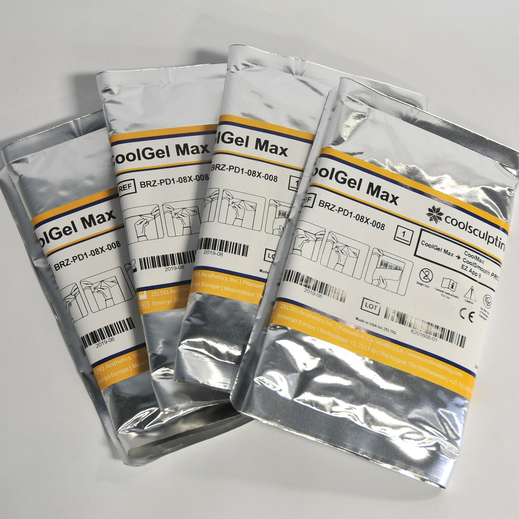 ZELTIQ CoolGel MAX CoolSculpt CoolSmooth PRO BRZ-PD1-08X-008 Cool Gel (x4 Pcs)