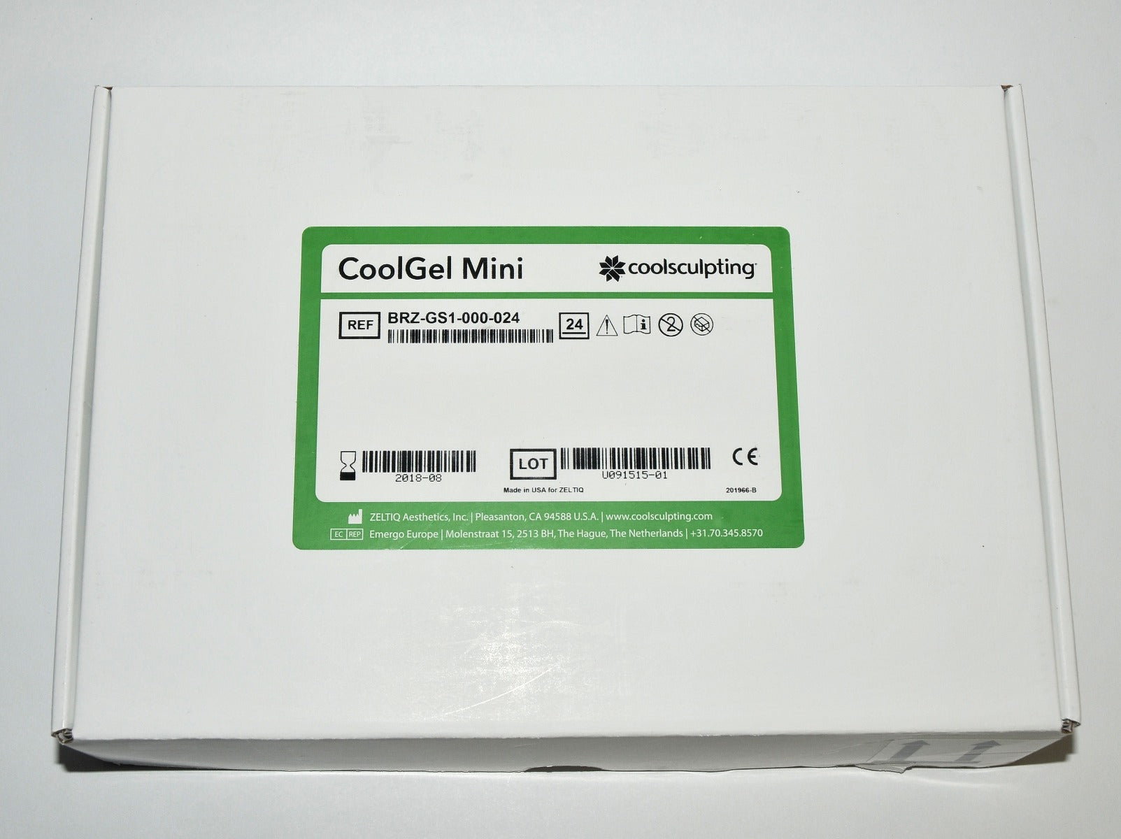 Zeltiq CoolSculpting CoolGel Mini Gel Tubes (Bx of 24) BRZ-GS1-000-024