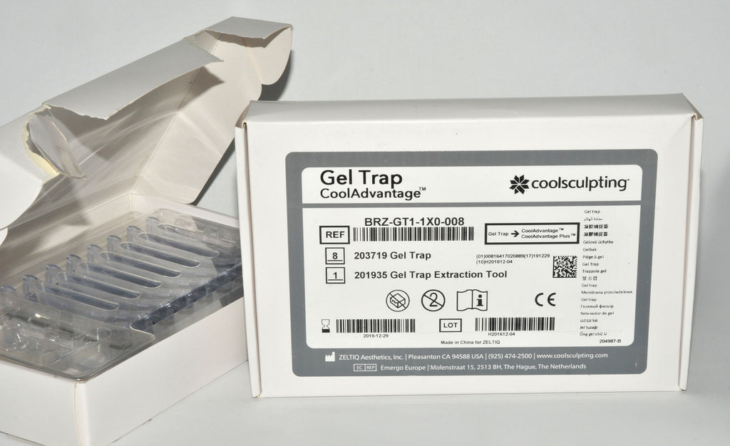 ZELTIQ CoolSculpt Gel Trap CoolAdvantage BRZ-GT1-1X0-008 GelTrap w/Tool x16Pcs