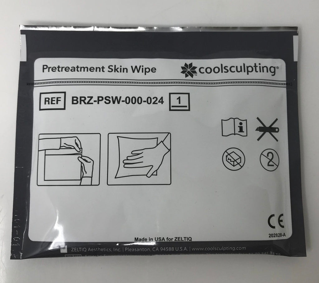 Zeltiq CoolSculpting BRZ-PSW-000-024 Pretreatment Skin Wipes Cool Sculpt 16 pack