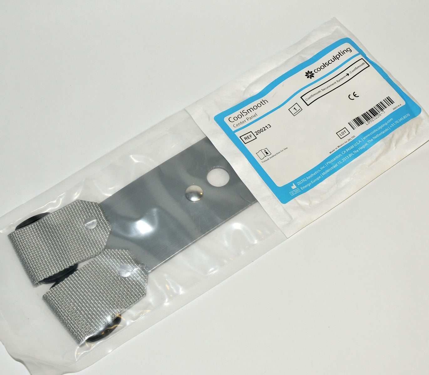Zeltiq CoolSculpting CoolSmooth Applicator Center Panel Securement 200213 - NEW
