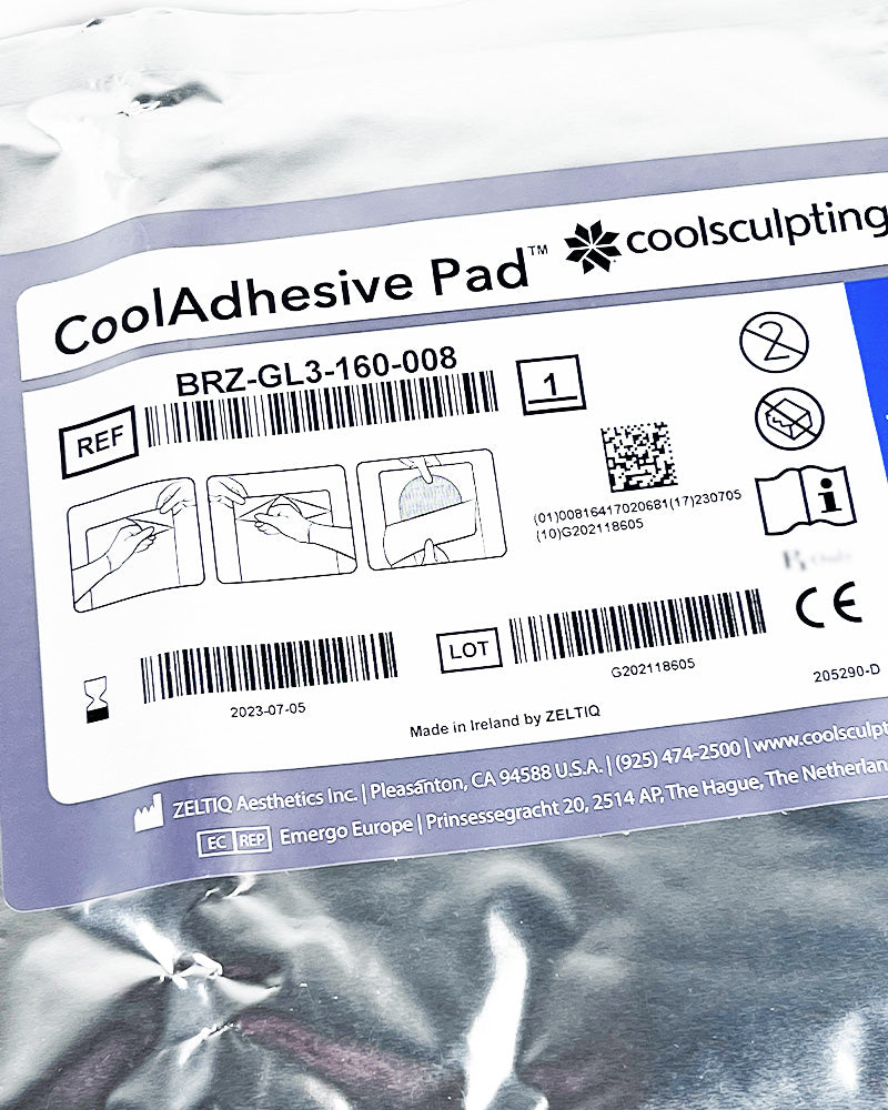 Zeltiq CoolSculpting CoolAdhesive Pad BRZ-GL3-160-008 EXP 07/05/2023 8PK