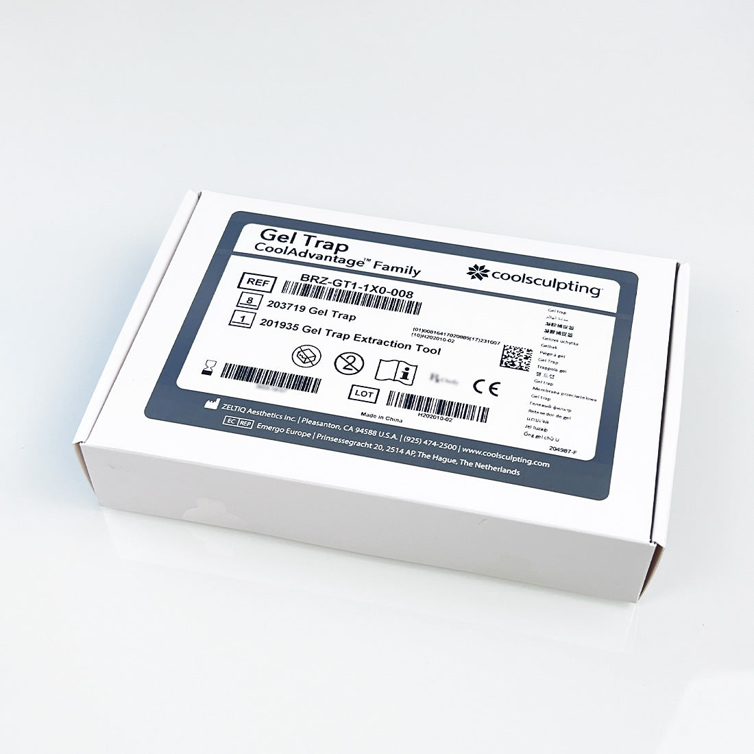 ZELTIQ CoolSculpting CoolAdvantage Gel Trap BRZ-GT1-1X0-008 8x EXP 10/2023