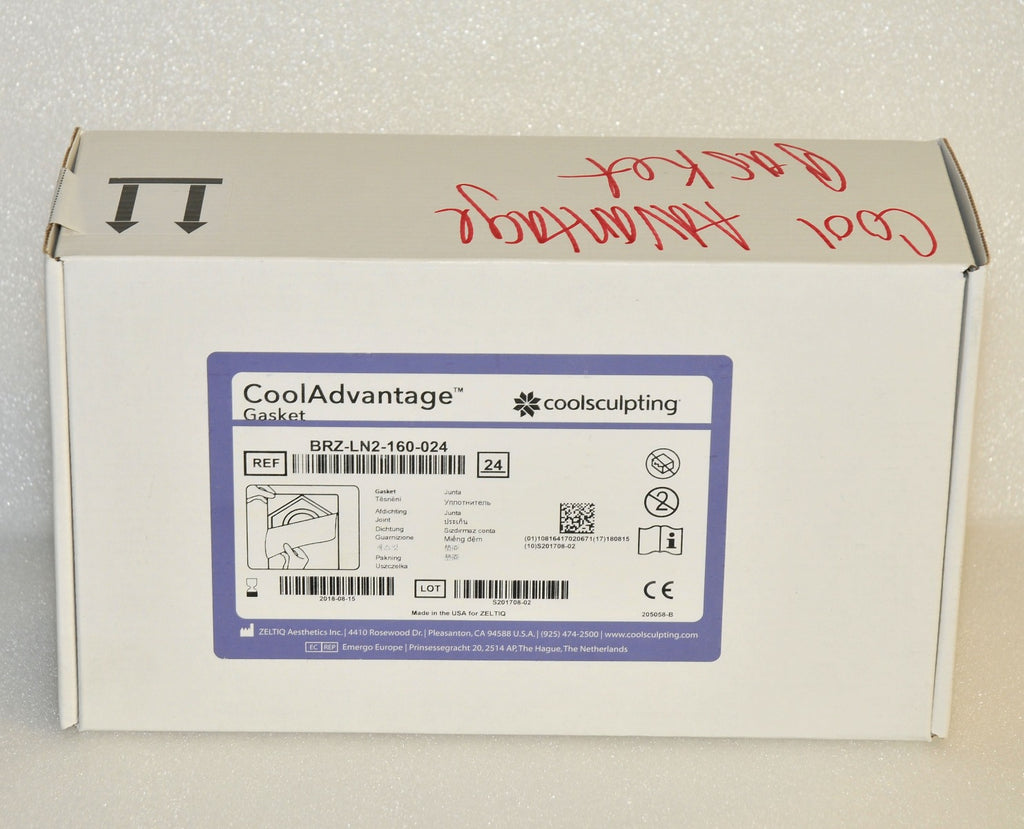 ZELTIQ CoolSculpting CoolAdvantage GASKET BRZ-LN2-160-024 (x17Pcs) Exp 8/2018