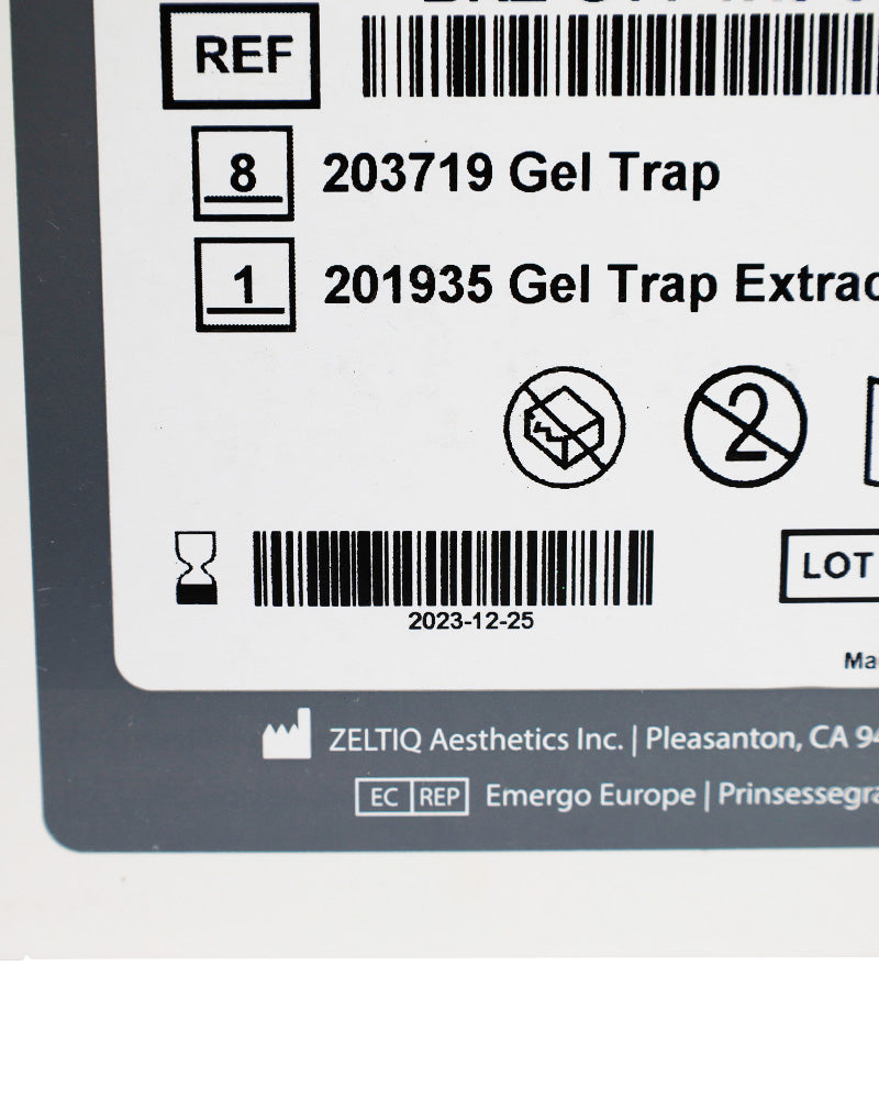 ZELTIQ CoolSculpting CoolAdvantage Gel Trap BRZ-GT1-1X0-008 8x EXP 12/25/2023