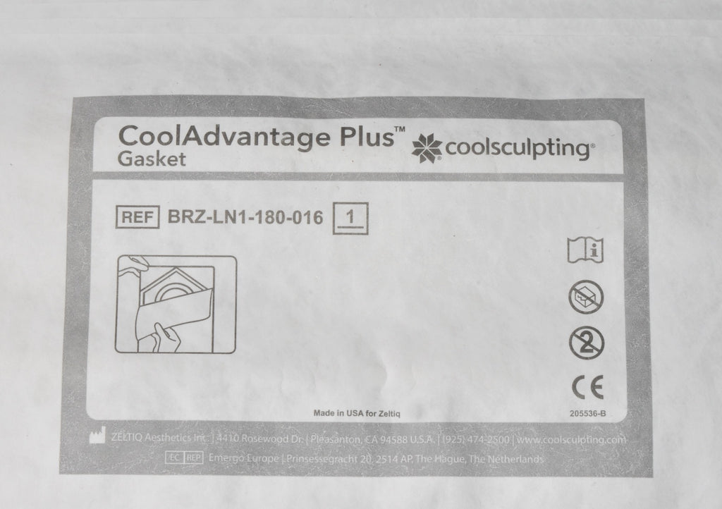 ZELTIQ CoolSculpting CoolAdvantage PLUS Gasket BRZ-LN1-180-016 * (x10 Pcs)