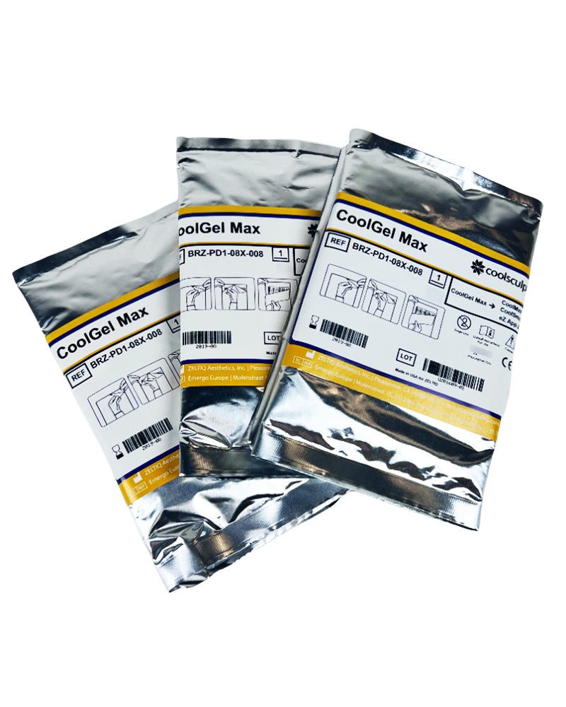 Zeltiq CoolSculpting CoolGel Max Cool Gel Pads BRZ-PD1-08X-008 EXP 08-2019 3 PACK