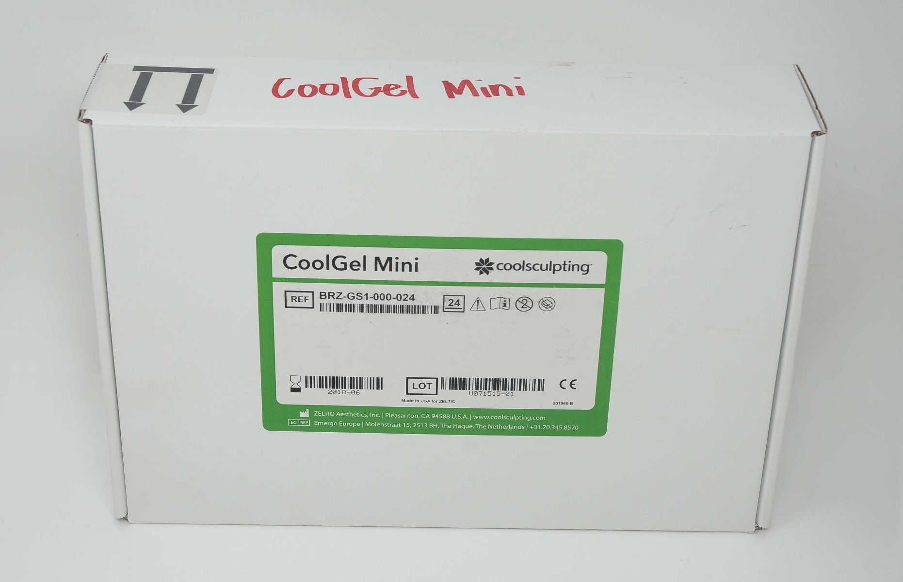 (x16 Pcs) ZELTIQ Coolsculpting CoolGel Mini BRZ-GS1-000-024 Cool Gel Sculpting