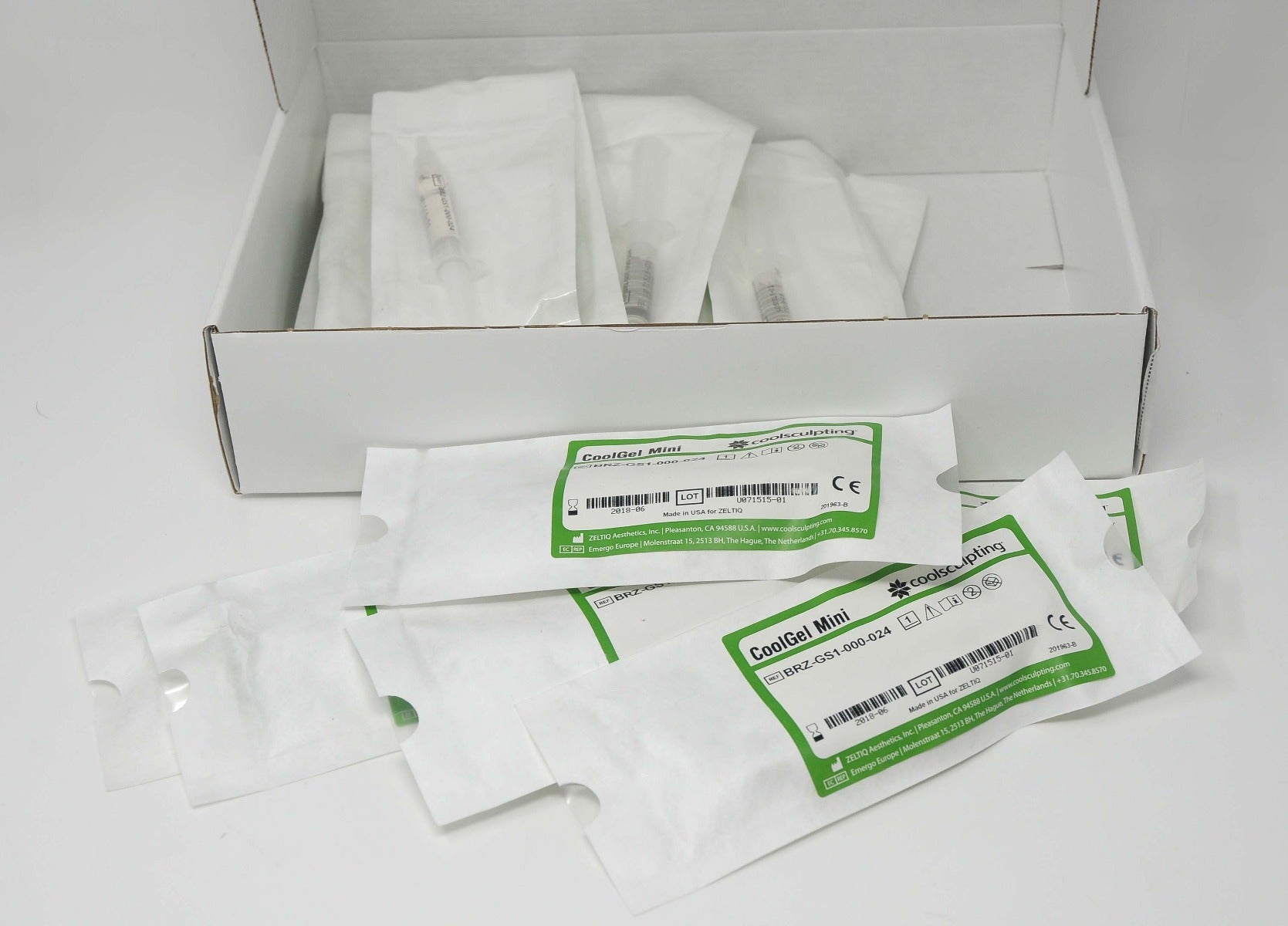 Zeltiq Coolsculpting CoolGel Mini Gel BRZ GS1 000 024 Cool Sculpting (Lot of 16)
