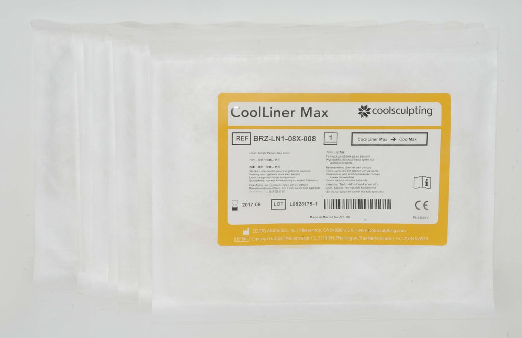 Zeltiq CoolSculpting CoolLiner Cool Max CoolMax Liner BRZ-LN1-08X-008 9-Pack