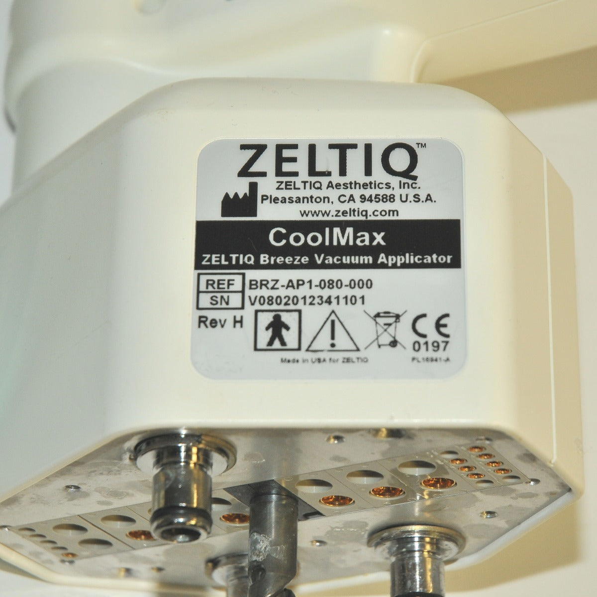 2012 Zeltiq CoolSculpting CoolMax Breeze Vacuum Applicator BRZ-AP1-180-000 Cool