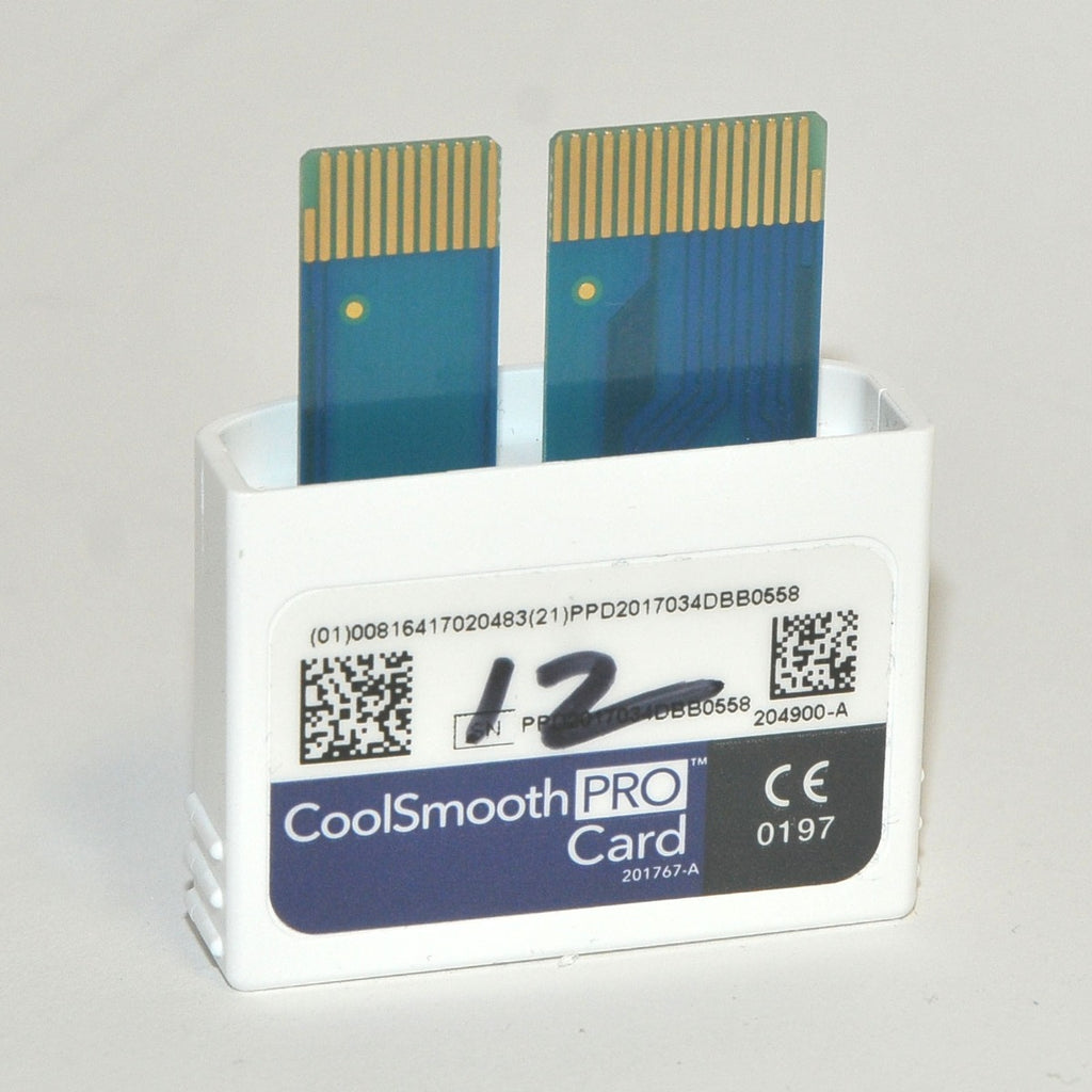 Zeltiq CoolSculpting CoolSmooth PRO Card BRZ-CD4-091-024 Cool Smooth x12 Cycles