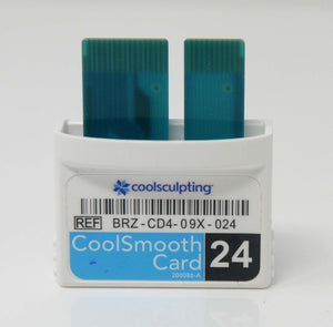 Zeltiq CoolSculpting CoolSmooth 20-Cycle Card Cool Smooth Blue BRZ-CD4-09X-024