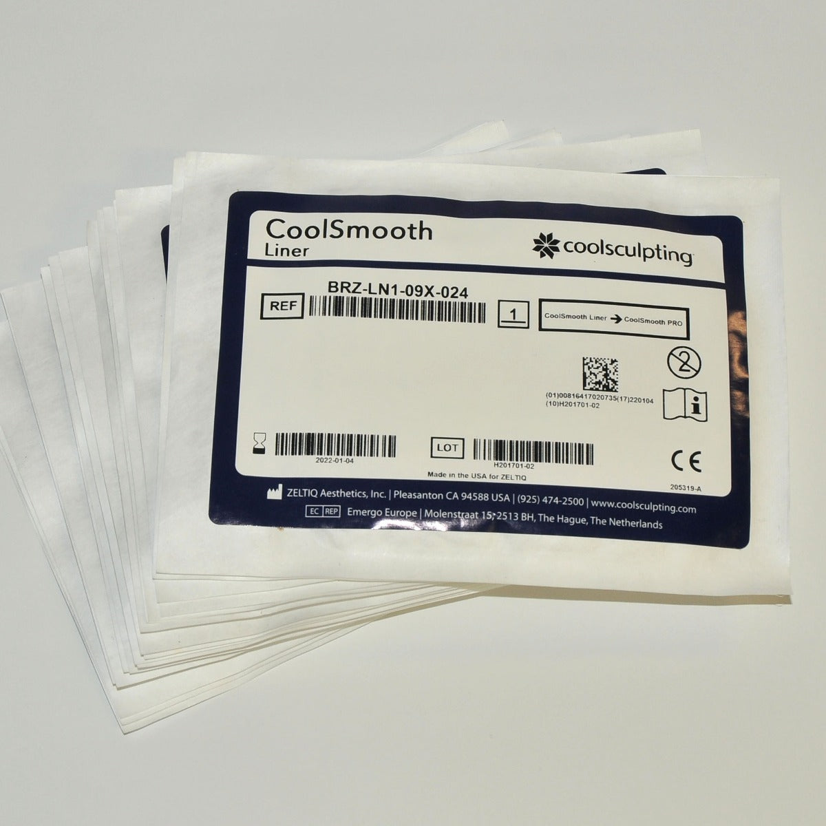 Zeltiq CoolSculpting CoolSmooth PRO Liner BRZ-LN1-09X-024 Cool Smooth 18Pcs 2022