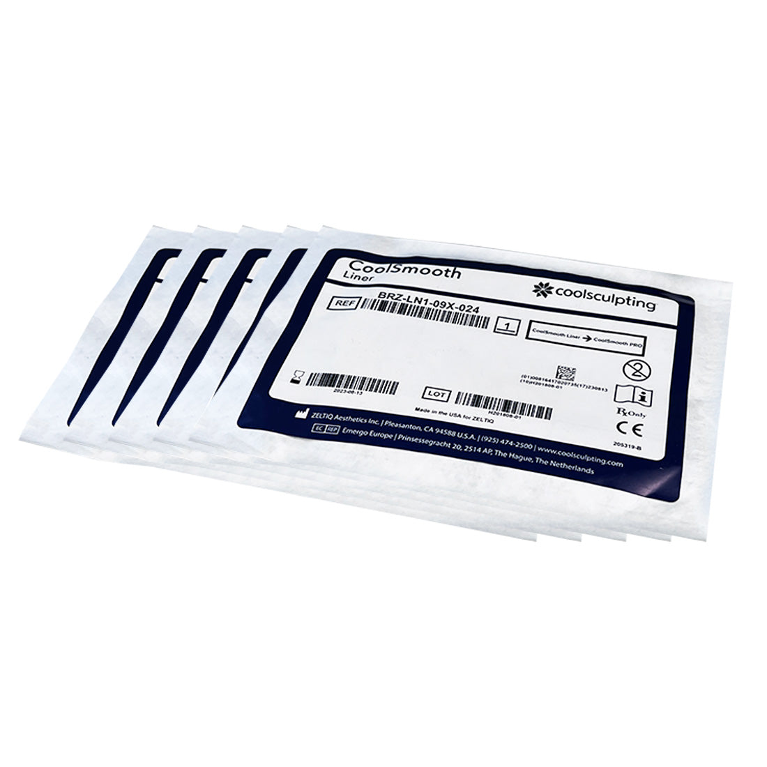Zeltiq CoolSculpting CoolSmooth PRO Liner BRZ-LN1-09X-024 Cool Smooth x5