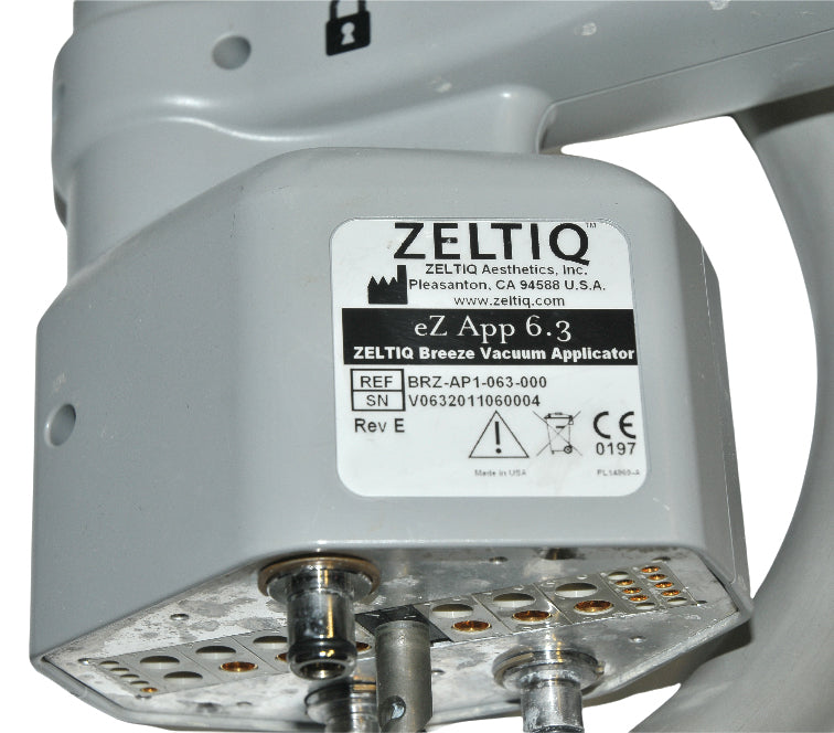 Zeltiq CoolSculpting eZ App 6.3 Breeze Vacuum Handpiece BRZ-AP1-063-000 CoolCore