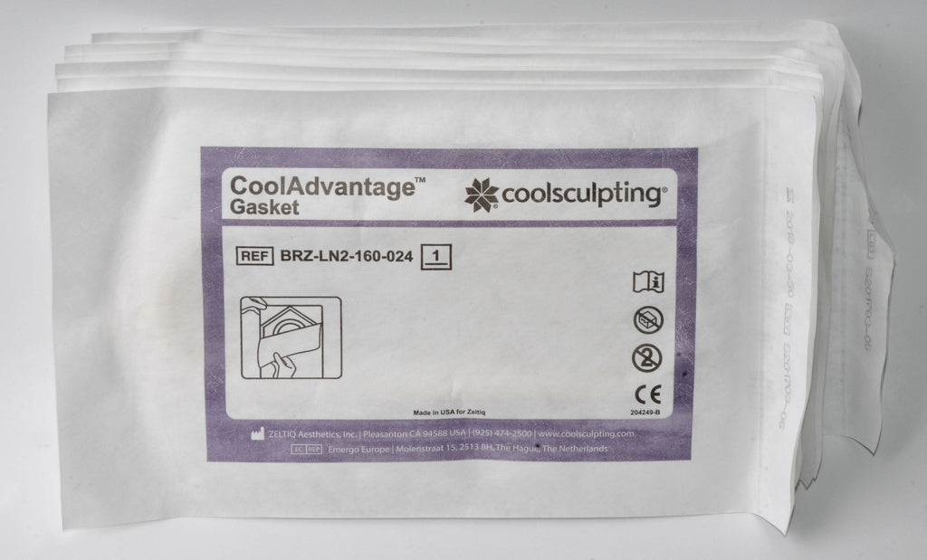 ZELTIQ CoolSculpting CoolAdvantage GASKETS BRZ-LN2-160-024 (x8Pcs) Exp 3/18