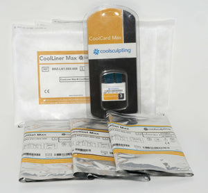 ZELTIQ CoolSculpting GOLD KIT 3-Cycle CoolCard Max, 3 CoolGel Pads, 3 CoolLiners