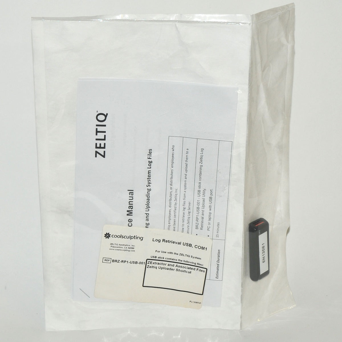Zeltiq Coolsculpting Log Retrieval USB Stick ZExtractor Uploader BRZ-RP1-USB-001