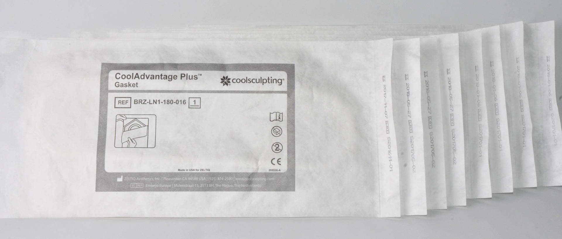 ZELTIQ CoolSculpting CoolAdvantage PLUS Gasket BRZ-LN1-180-016 (x9 Pcs)