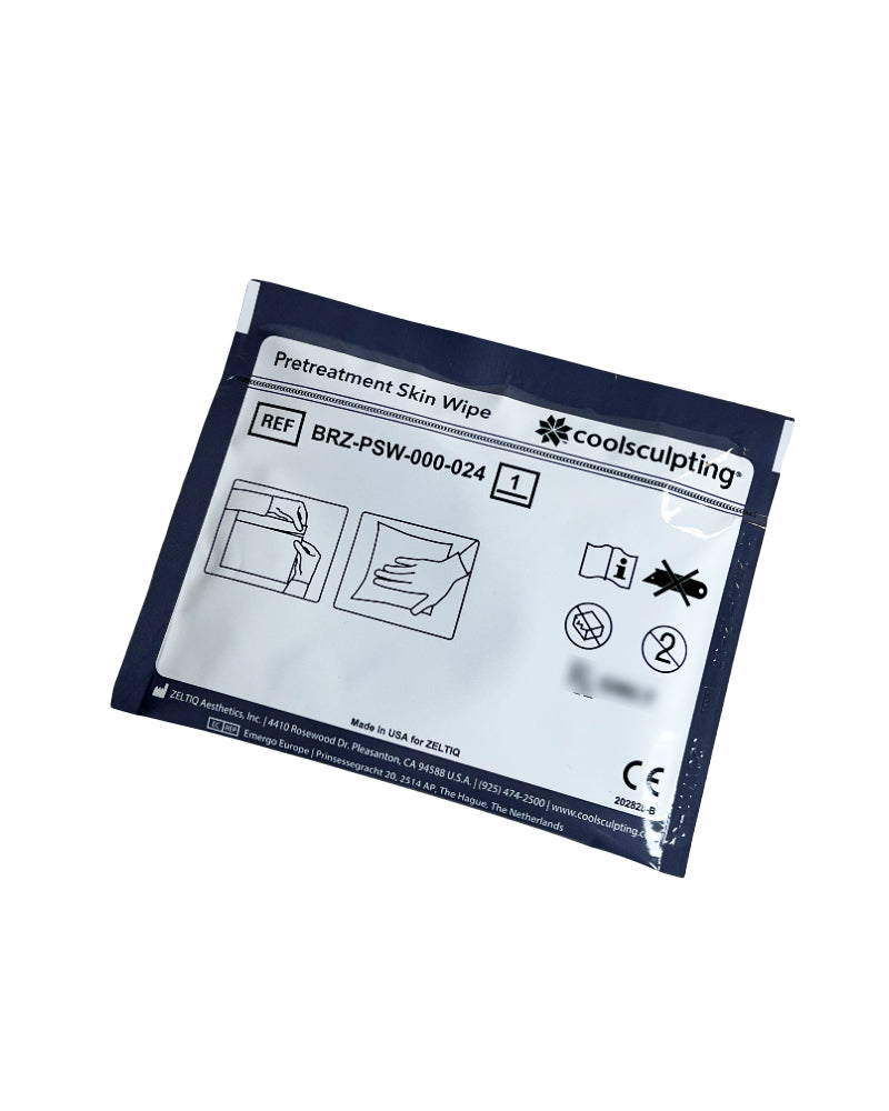 ZELTIQ CoolSculpting Pretreatment Skin Wipes BRZ-PSW-000-024 Treatment 24x Pcs