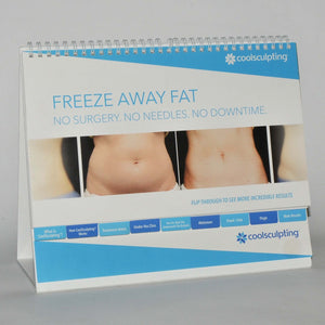 Zeltiq Coolsculpting Prop up Display FREEZE AWAY FAT Before/After Photos Guide