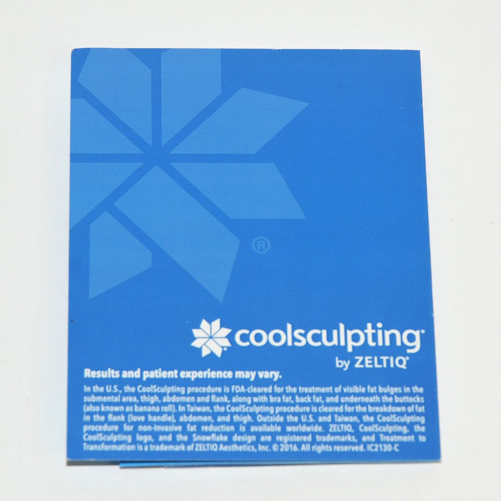ZELTIQ CoolSculpting CoolSmooth Patient Info Pamphlet Brochure Guide IC2130-C