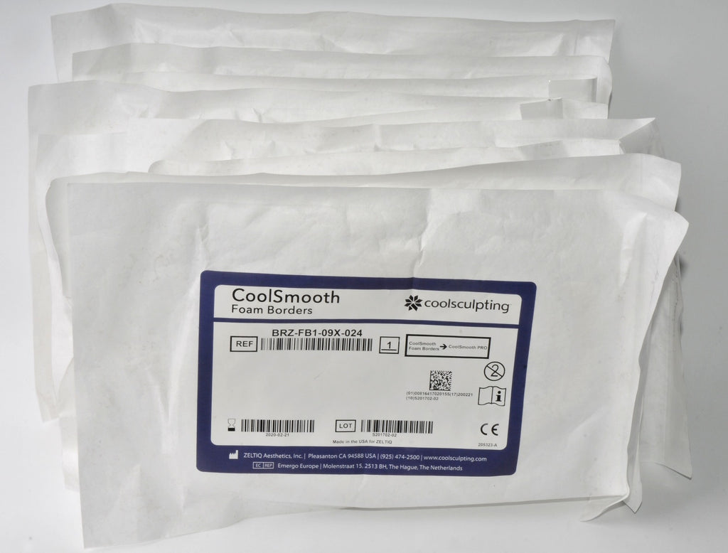Zeltiq coolsculpting CoolSmooth FOAM BORDERS BRZ-FB1-09X-024 9pc Lot Exp 2020