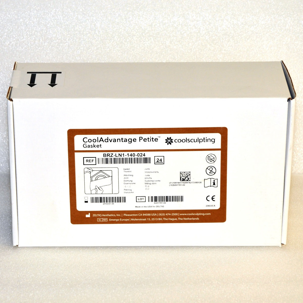 Zeltiq PETITE GASKET CoolSculpting CoolAdvantage BRZ-LN1-140-024 (x24 Pcs) Lot