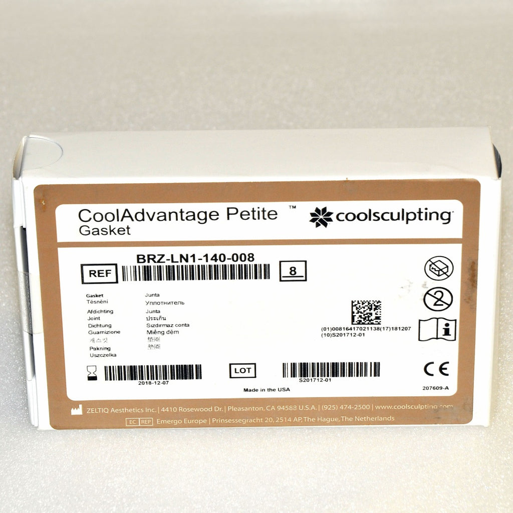 Zeltiq PETITE GASKET CoolSculpting CoolAdvantage BRZ-LN1-140-008 Exp12/18 x8Pcs