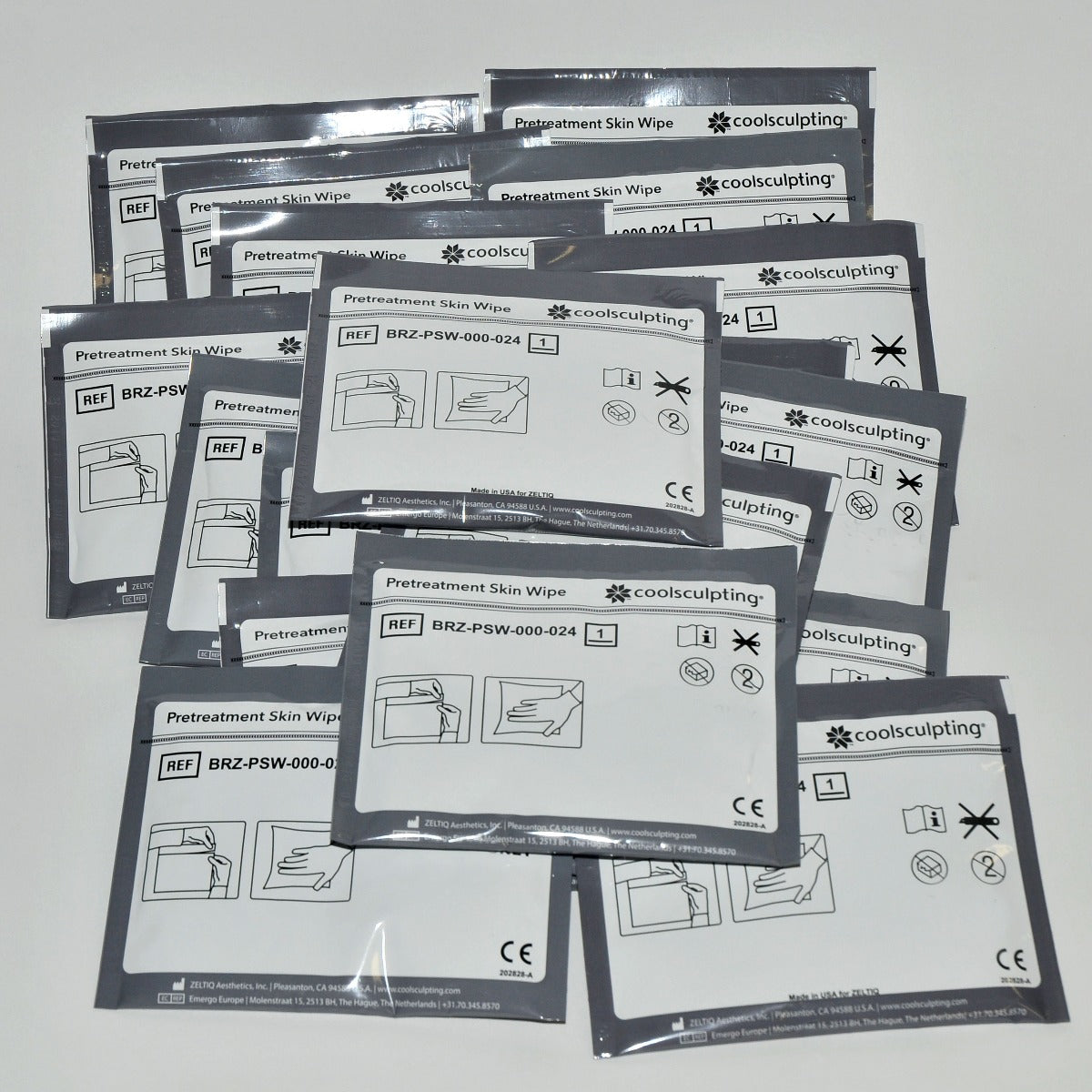 ZELTIQ CoolSculpting Pretreatment Skin Wipes BRZ-PSW-000-024 Cool sculpt x18Pcs