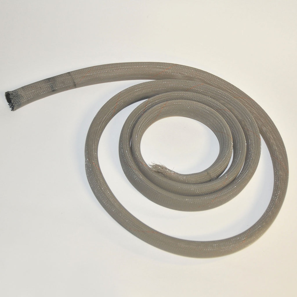 Zimmer Chiller Gray Mesh Umbilical Hose Cover Fabric Textured Flexible 1"x7 1/2'
