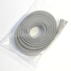 Zimmer Chiller Gray Mesh Umbilical Hose Cover Fabric Textured Flexible 1"x7 1/2'