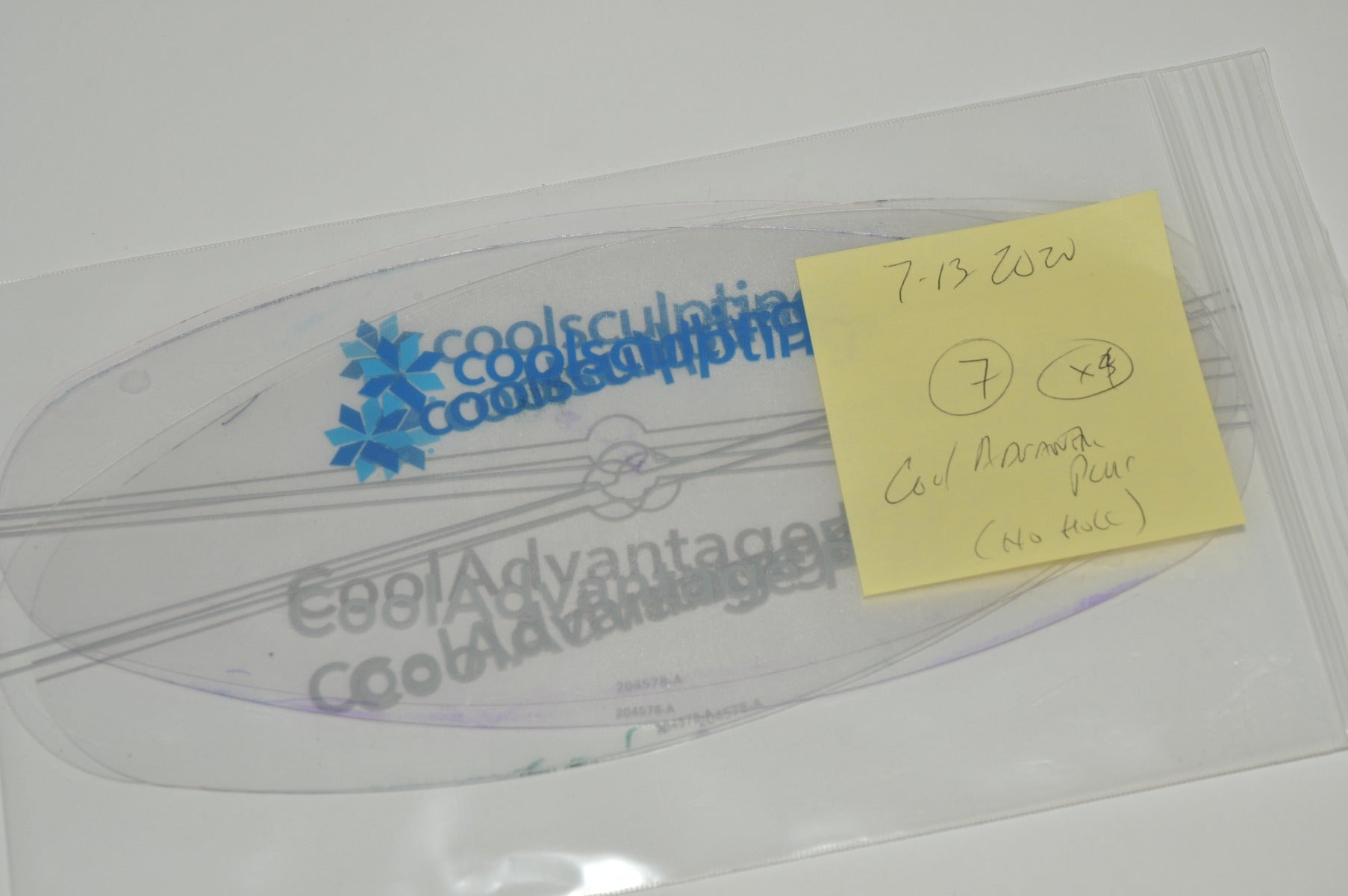 ZELTIQ CoolSculpting CoolAdvantage Plus Plastic Template 204578-A Marking Card
