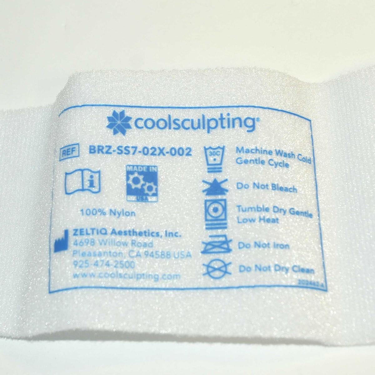 Zeltiq CoolMini Securement Strap BRZ-SS7-02X-002 CoolSculpting Support Pillow