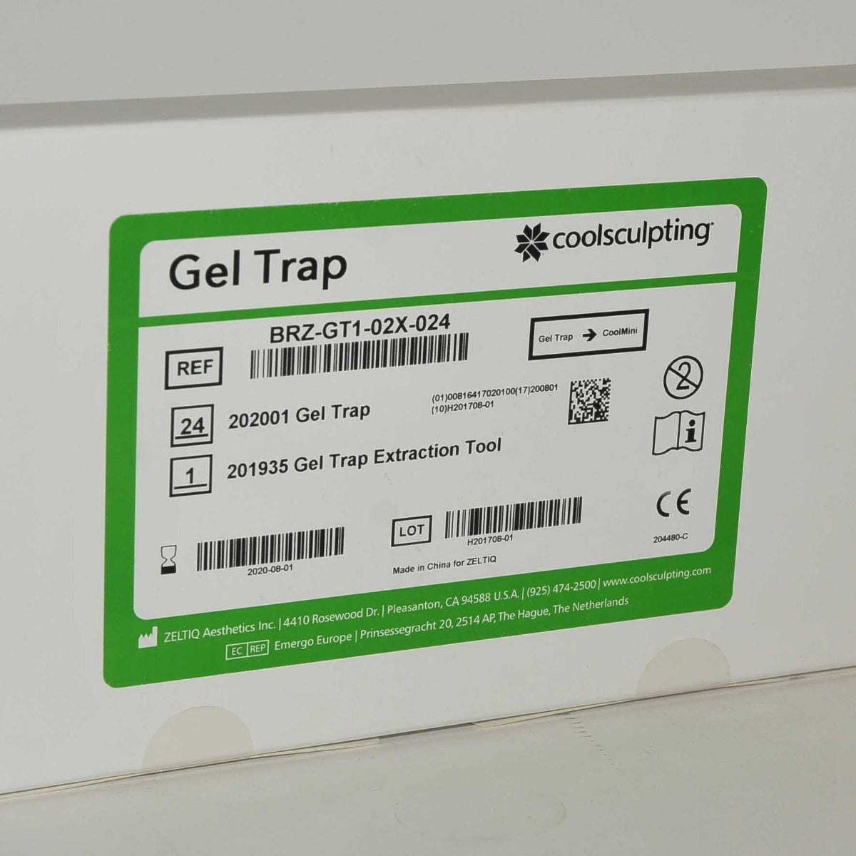 Zeltiq CoolSculpting Cool Mini Gel Trap BRZ-GT1-02X-024 GelTrap x24Pcs 03/2020